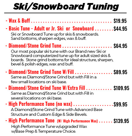 Ski/snowboard tuning